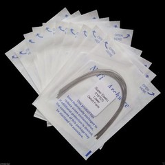10 Pcs Dental Orthodontic NITI Super Elastic Rectangular Arch Wire Ovoid/Natural