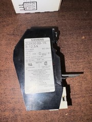 NOS SIEMENS 3UA50-00-1K OVERLOAD RELAY 8 – 12.5 AMP 3UA50 00-1K B327