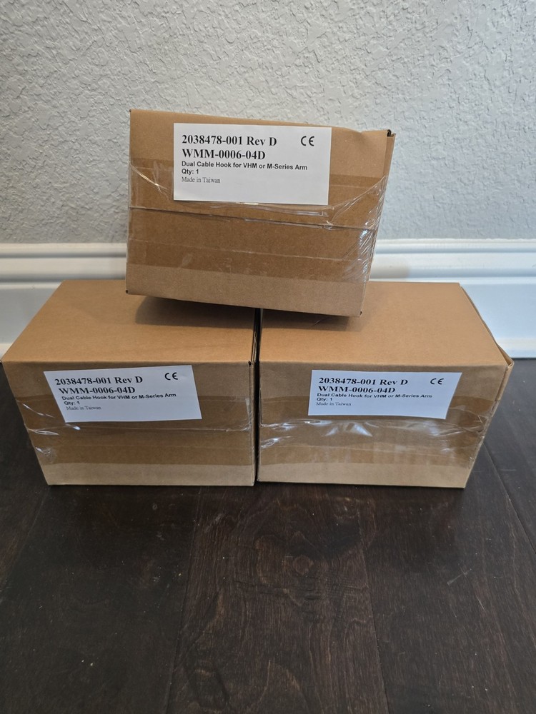 2038478-001 – GCX – DUAL CABLE HOOK FOR VHM OR M SERIES ARM UTILITY HOOK – NEW
