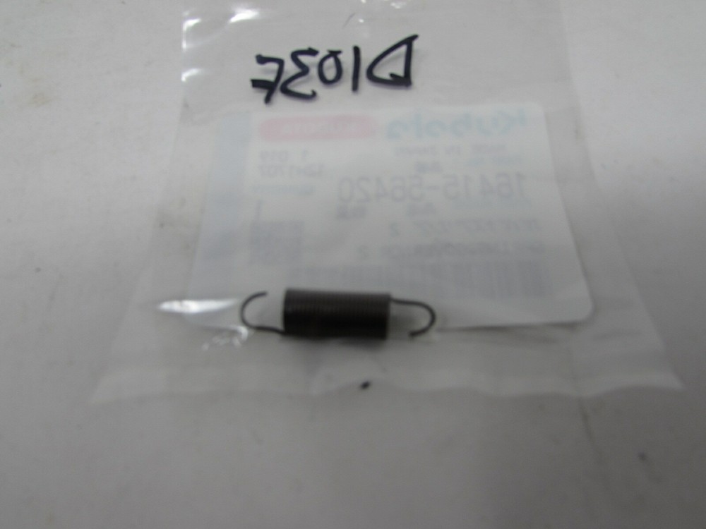 NEW GENUINE KUBOTA ENGINE GOVERNOR SPRING 2 PART # 16415-56420