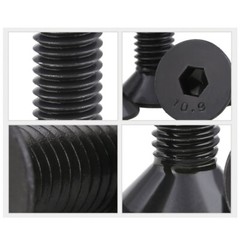 Allen Socket Countersunk Screws M3 M4 DIN 7991 Flat Head Bolts Grade 10.9 Steel