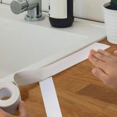 Wall Sealing Tape Self-Adhesive Caulk Tape Bathtub Kitchen and Toilet (39.4Inch)