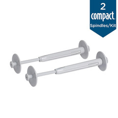 Compact® Coreless Spindle for ASI Dispenser by GP PRO (), 50012, Gray, 2 Spindle