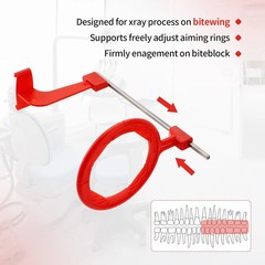 5 Set Dental Sensor Holder Dental XRay Positioning Aiming Ring Bitewing/Anterior