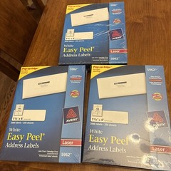 AVERY 5962 Easy Peel Laser Address Labels (3600 count, 250 sheets)