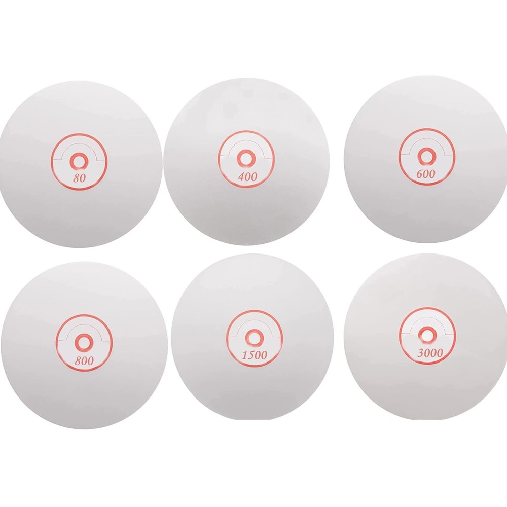 71878 Diamond Polishing Disc Set 6-Inch 80/400/600/800/1500/3000 Grit