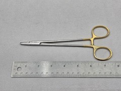 V. Mueller SU16061 Vital Mayo-Hegar Needle Holder, TC, 7″- Ultrasonic Cleaned