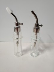 (2) Glass Nasal Atomiser Nose ( unknown brand ) as shown