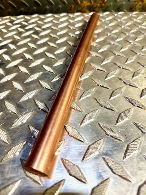 COPPER 3/4″ Diameter C110 ROUND ROD 12″ long CU New Lathe Bar Stock #2