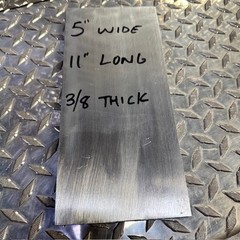 ALUMINUM 3/8″ X 5″ 6061 FLAT BAR 11″ Long Extruded Plate Mill Stock #2