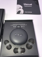 Loop Experience 2 Ear Plugs Reusable Noise Reduction 12 Decibels – Black