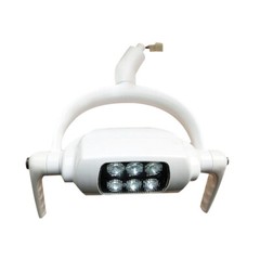 6LED Dental Chair Surgical Examination Lights Manual Sensing Oral Lamp 22mm 26mm