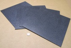 ABS Sheet Haircell Textured, 1 Side, Black, .094″ (3/32″) x 12″ x 12″, 8 Units