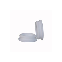 White Silicone Rubber Hole Plugs Snap-on Blanking End Caps Seal Stopper 2.5-14mm
