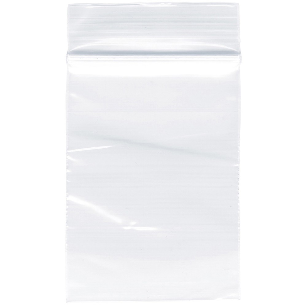 Plymor 2″ x 3″, 2 Mil Zipper Reclosable Plastic Bags