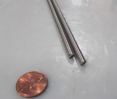 4140/4142 Steel Rod, Metric 5 mm Dia. (-0.051) x 3 FT Length
