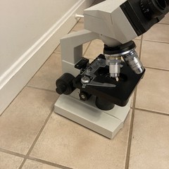 OMAX M82ES 40X-2000X DOUBLE LAYER BINOCULAR BIOLOGICAL COMPOUND MICROSCOPE