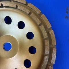 KSEIBI 9-Inch Diamond Cup Grinding Wheel, Double Row Grinder #644043