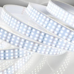 LEDENET 16.4Ft Super Bright Triple Row LED Strip Waterproof IP67, White