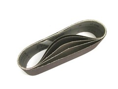 NOS! (5) SAIT ABRASIVE CLOSED COAT CLOTH BELTS, 3″ x 23-3/4″, GRIT: 80X