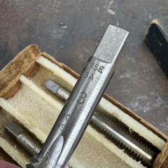 Vtg MORSE Cutting Tools – 1/2 12 NC Taps – 3 Piece Tap Set HS w/ Box