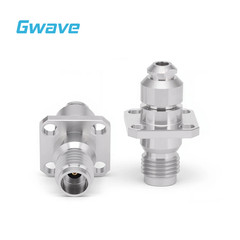 2.4mm Female Connector with 4 Hole Flange for .086′ Series Cables, DC – 50GHz