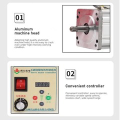 Permanent Magnet Servo Electric Control Kit Reducer Switch Brushless Motor