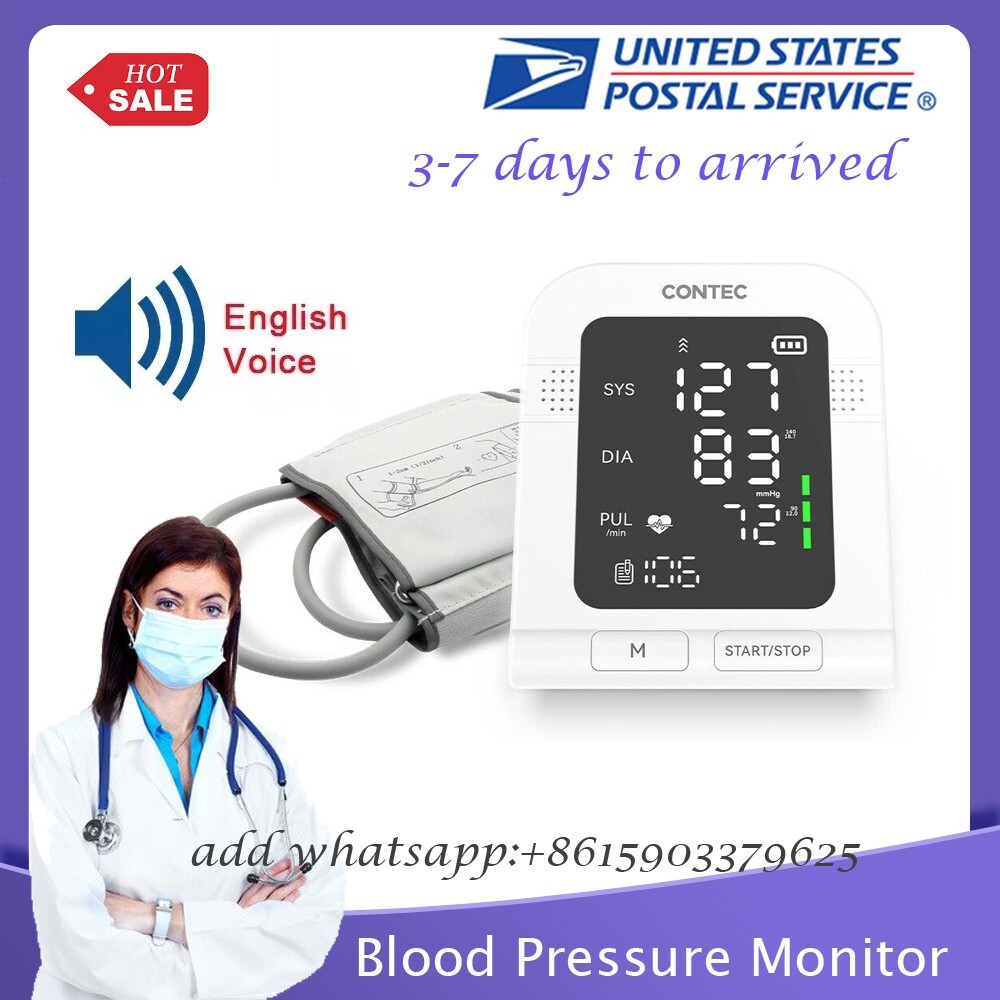 Digital Blood Pressure Monitor Upper Arm Heart Rate Machine BP Adult Cuff