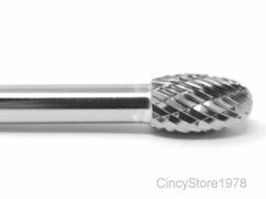 SE3L6 Carbide Bur Cutting Cylinder Head Porting Tool Burr Metalworking Abrasive