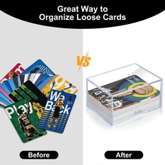RIXUGIT 10-Pack 100-Count Deck-Case Card-Box – 2 Piece Trading Card Storage B…