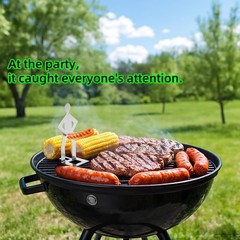4PCS Funny Hot Dog Holder & Sausage Stand-Hot Dog Grill Holder Man-Standing Man