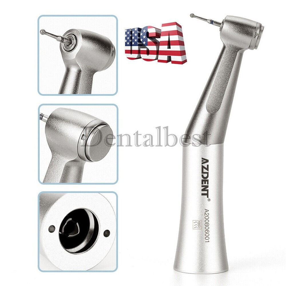 Dental Low Speed Contra Angle Handpiece Push Button for 1.6mm Friction Grip Bur