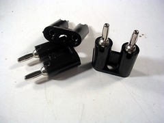 HH SMITH LOT (2) 210-103 DUAL BANANA Jack to Dual Banana Plug Black