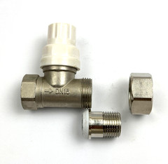 RHT 1/2″ Straight Thermostatic Radiator Valve set (2 valves)