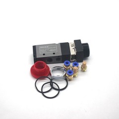 MV-10 Pneumatic Valve 5 Way 2 Position Momentary Mushroom With 6mm Fitting