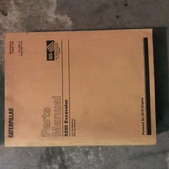 CAT CATERPILLAR 5230 EXCAVATOR PARTS CATALOG MANUAL BOOK 7LL VOL I, 2 AND 3