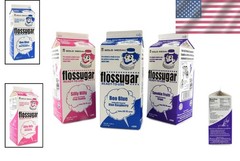 Delicious Cotton Candy Floss Sugar Trio – Blue Raspberry, Pink Vanilla & Grap…