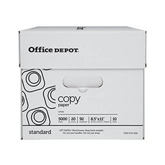 500 Sheets 20Lb Letter Size Copy Paper Acid-Free 10 Reams Vivid Brightness New