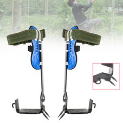 2-Gear Tree Climbing Spike Set Pole Climbing Spurs W/ Security Belt & Foot Strap