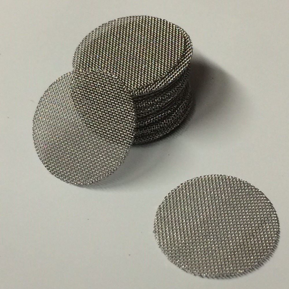 50 COUNT – Stainless Steel T304 Wire Mesh Filter Discs 1/2″ MADE IN USA!