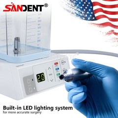 Dental Brushless LED Electric Micro Motor with Water/1:5/1:1 LED Handpiece USA