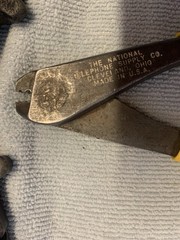 Vintage Nicopress Crimping Tool SET. National Telephone Supply Co Cleveland