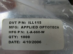 20 Clear Lens Red 5MM LEDs 2 Conductor Applied OptoTech Solder DC Voltage New