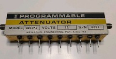 WEINSCHEL 3200-2 RELAY 12V SWITCHED PROGRAMMABLE ATTENUATOR