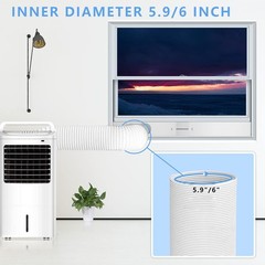 LEZIFU 59 inches (L) x 5.9 (W), Inches Panel + Hose(5 Pack)