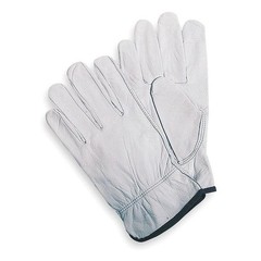 Condor 1Vt50 Leather Drivers Gloves, Goatskin, Gunn Cut, Full Finger, Shirred