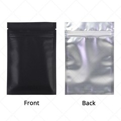 4CustomPrint Foil Mylar Zip Seal Smell Proof Resealable Matte Printd Bags