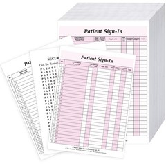 150 Pack Patient Sign-In Sheets HIPAA Compliant 8.5 x 11 Inches
