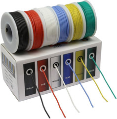 Hook up Wire Kit (Stranded Wire Kit) 18 Gauge Flexible Silicone Rubber Electric