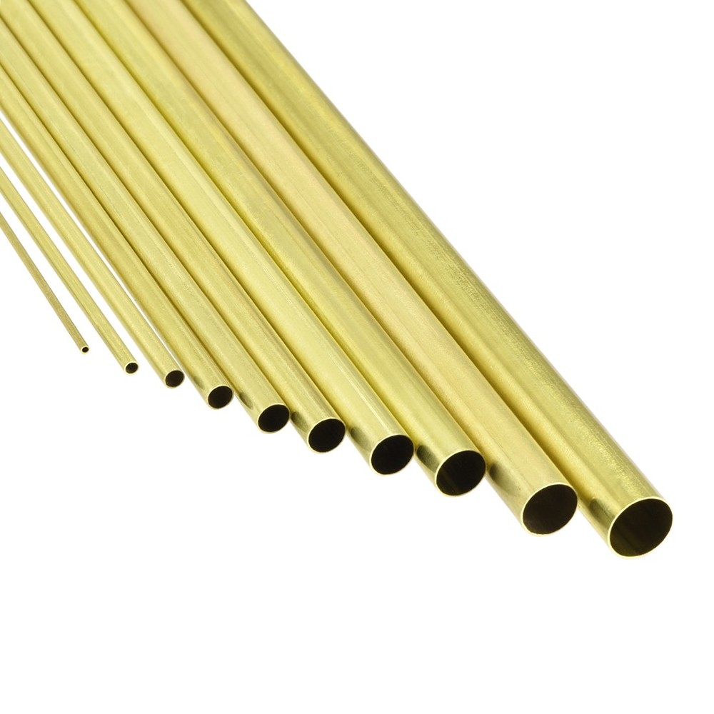 1.5mm 2.5mm 3.5mm 4.5mm 5.5mm 6.5mm 7.5mm 8.5mm 9.5mm 11mm OD X 0.2mm Brass Tube